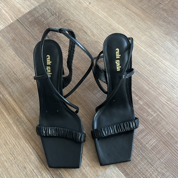 Cult Gaia Abella Black Heels 38.5 - Picture 7 of 11